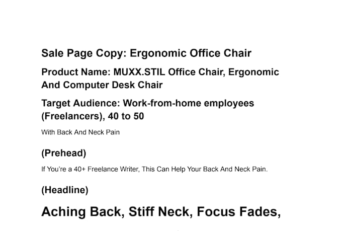 write persuasive sales page copy that converts